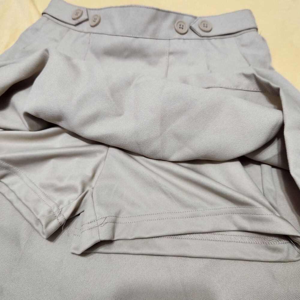 Izod Skirt Uniform For Girls Size 16 Beige Pleated Skort. New - Picture 5 of 10